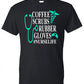 COFFEE SCRUBS RUBBER GLOVES #NURSELIFE Tee - Southern Grace Creations