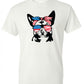 Chihuahua with Flag Bandana & Glasses Tee - Southern Grace Creations
