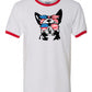 Chihuahua with Flag Bandana & Glasses Tee - Southern Grace Creations