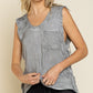 Criss cross Lace up Open Back Tank Top - Southern Grace Creations