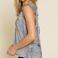 Criss cross Lace up Open Back Tank Top - Southern Grace Creations