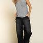 Criss cross Lace up Open Back Tank Top - Southern Grace Creations