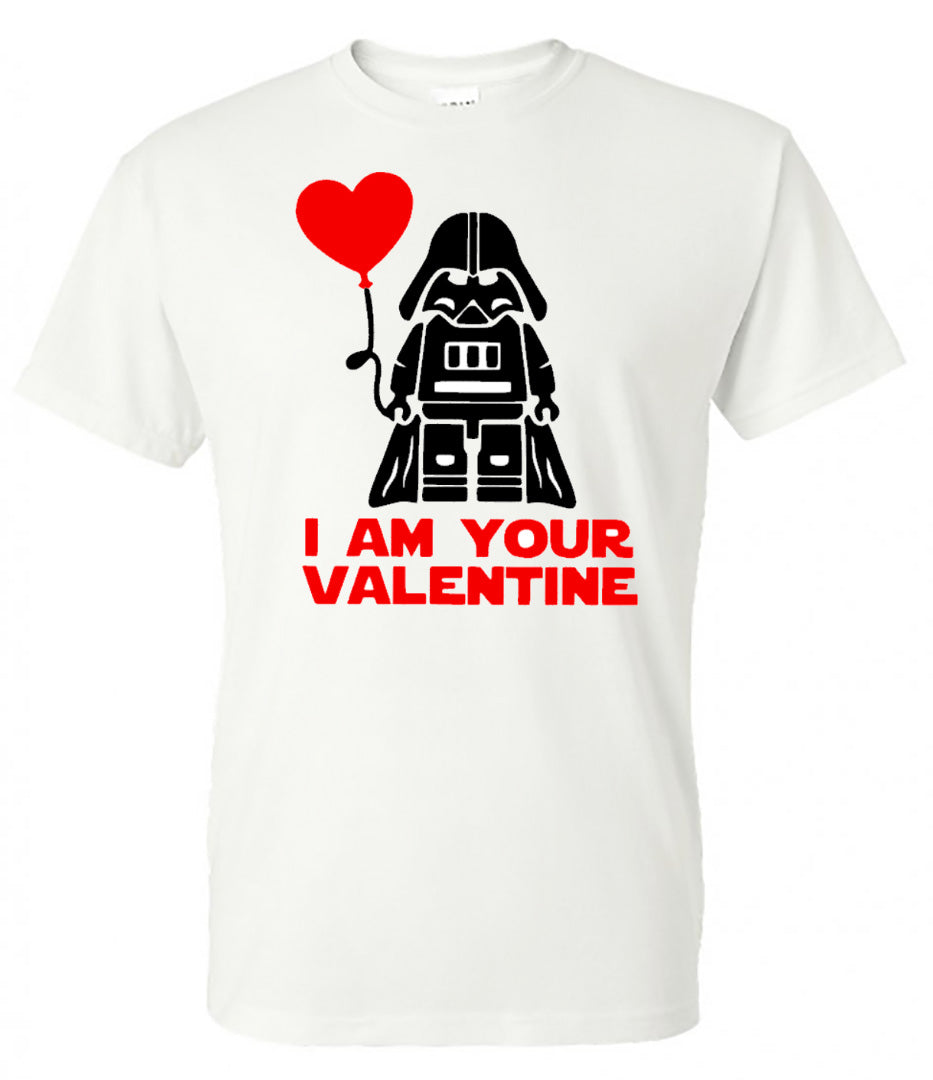 Darth Vader "I Am Your Valentine" - White T-Shirt - Southern Grace Creations