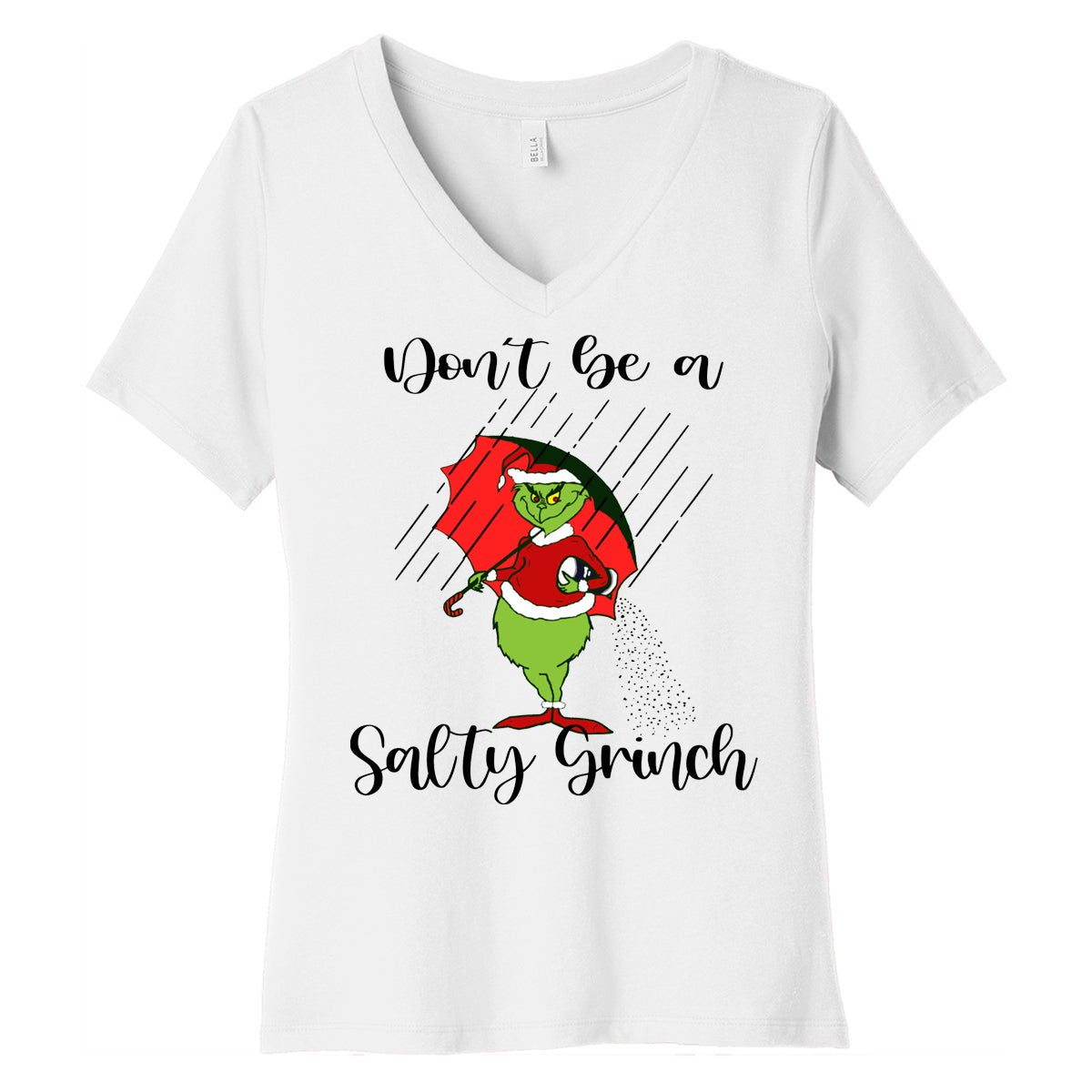 Don't Be A Salty Grinch Tee - Southern Grace Creations