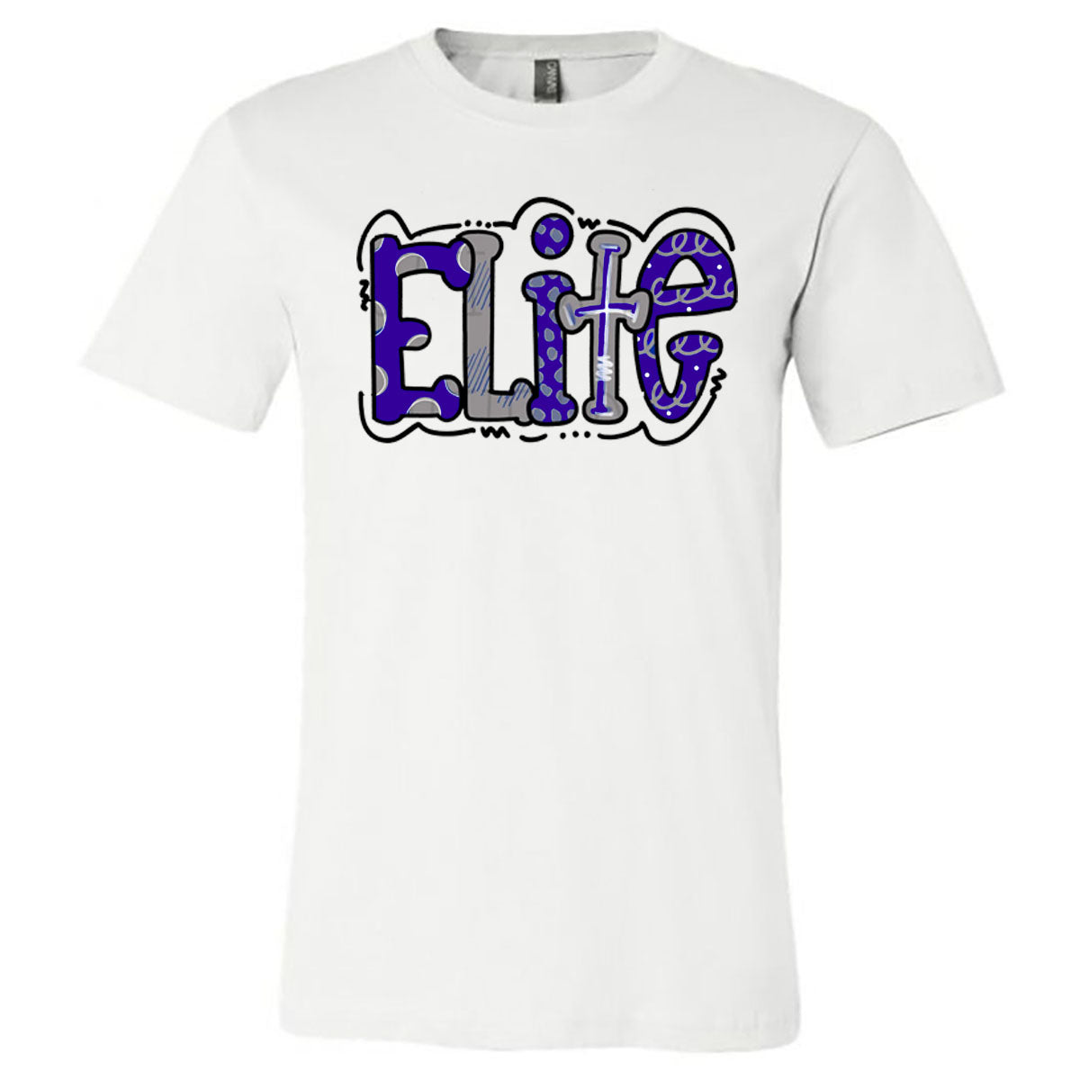 Elite - Elite Artsy - White (Tee/Hoodie/Sweatshirt) - Southern Grace Creations
