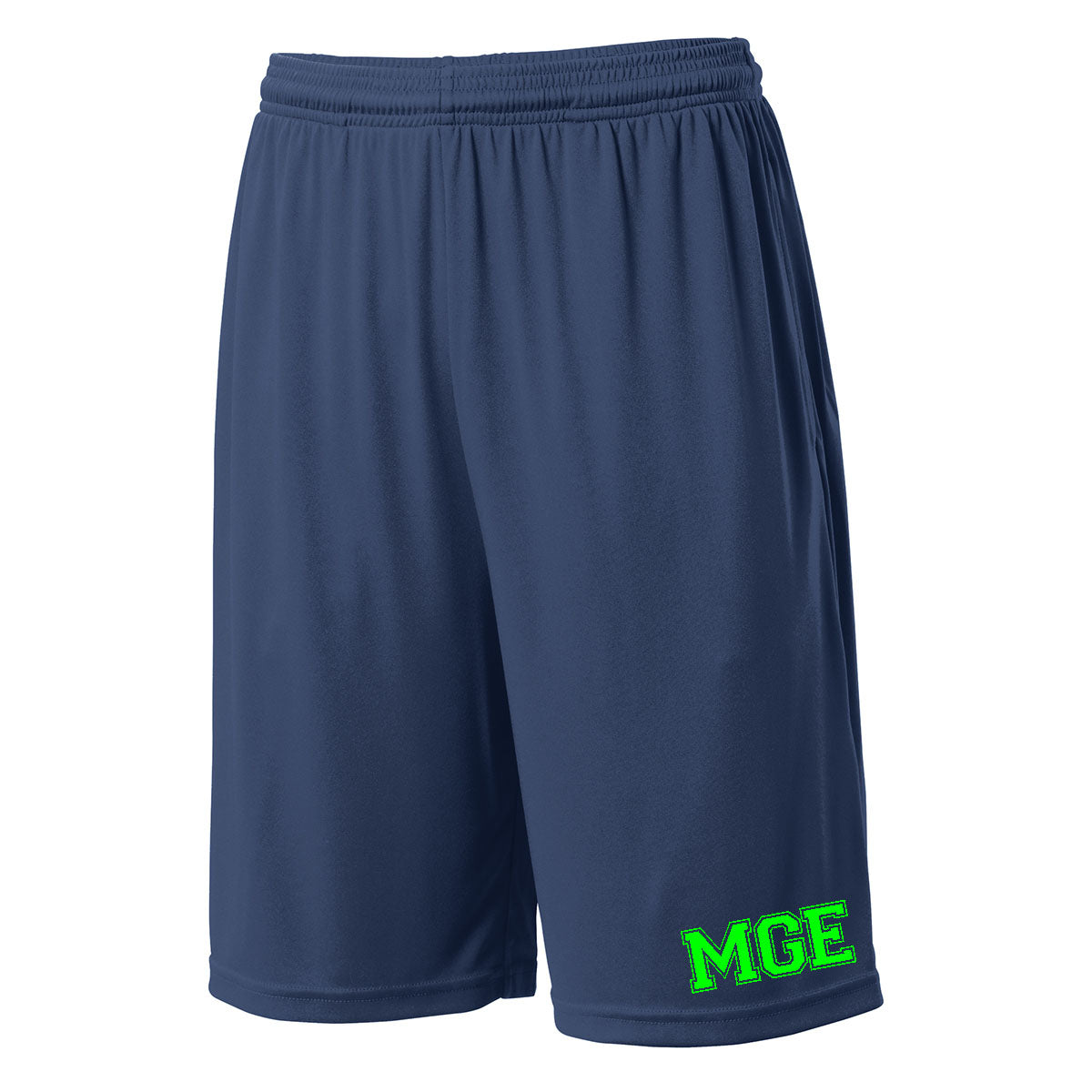 Elite - MGE Varsity Competitor Pocket Shorts (ST355P) - Navy - Southern Grace Creations