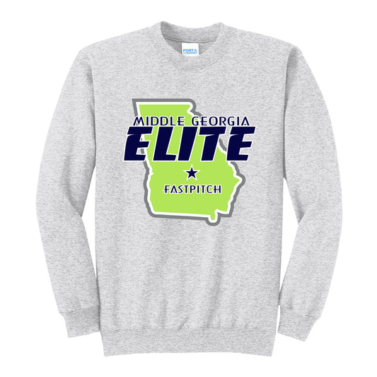 Elite - State Logo P&C Sweatshirt (PC78) - Ash - Southern Grace Creations