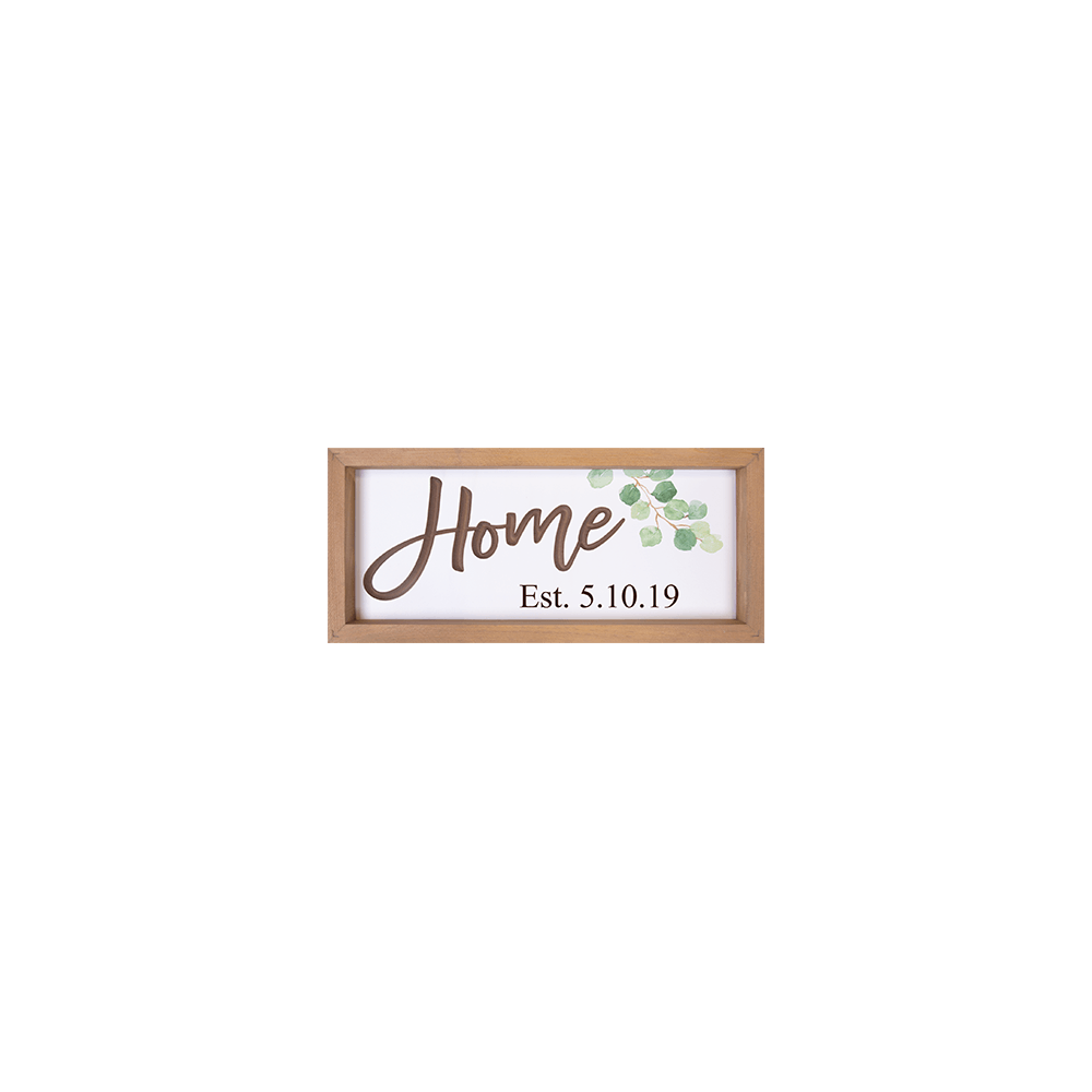 Engravable - Home Framed Sign - Southern Grace Creations