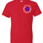 FIREWORKS MONOGRAM T-SHIRT (LEFT CHEST) - Southern Grace Creations