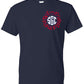 FIREWORKS MONOGRAM T-SHIRT (LEFT CHEST) - Southern Grace Creations