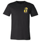 Faith Sunflowers Cross Flag - Black Short Sleeve Tee - Southern Grace Creations