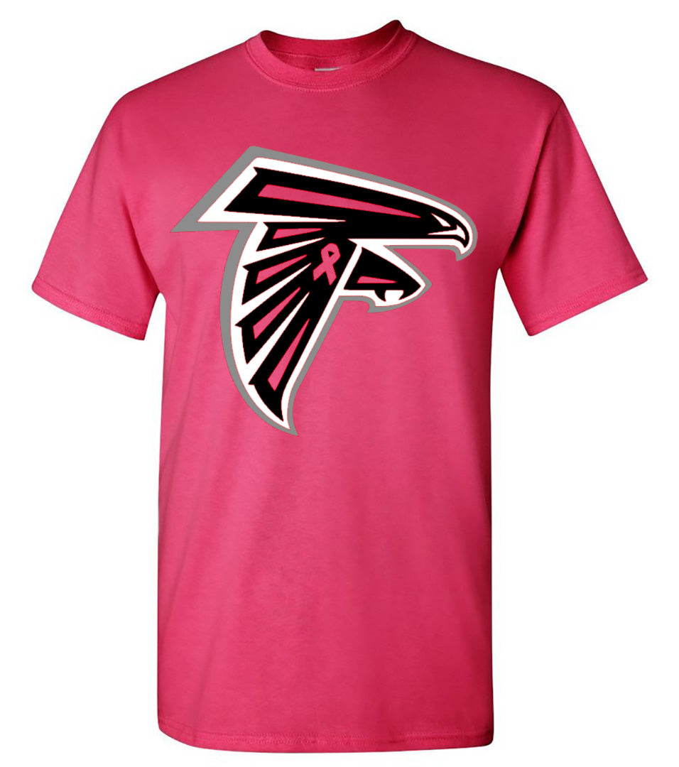 Falcons Breast Cancer Tee - Southern Grace Creations