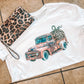 Fall Distressed Truck - White Short-Sleeve Tee - Southern Grace Creations
