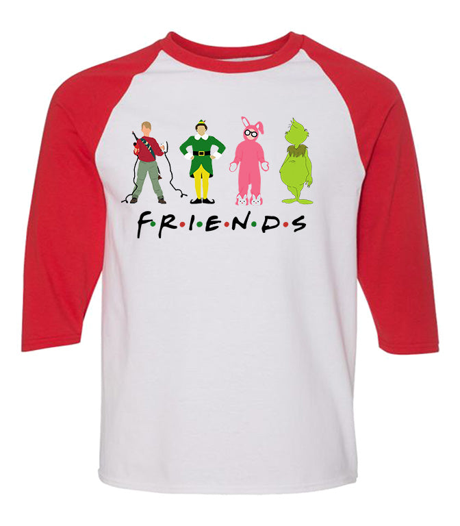 Friends Christmas Tee - Southern Grace Creations