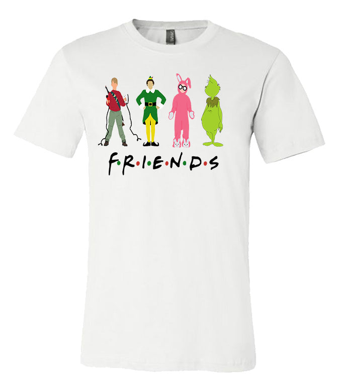Friends Christmas Tee - Southern Grace Creations