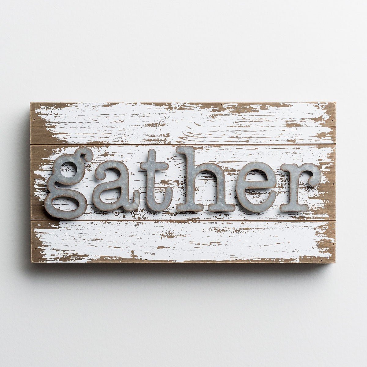 Gather - Wood & Metal Wall Art - Southern Grace Creations