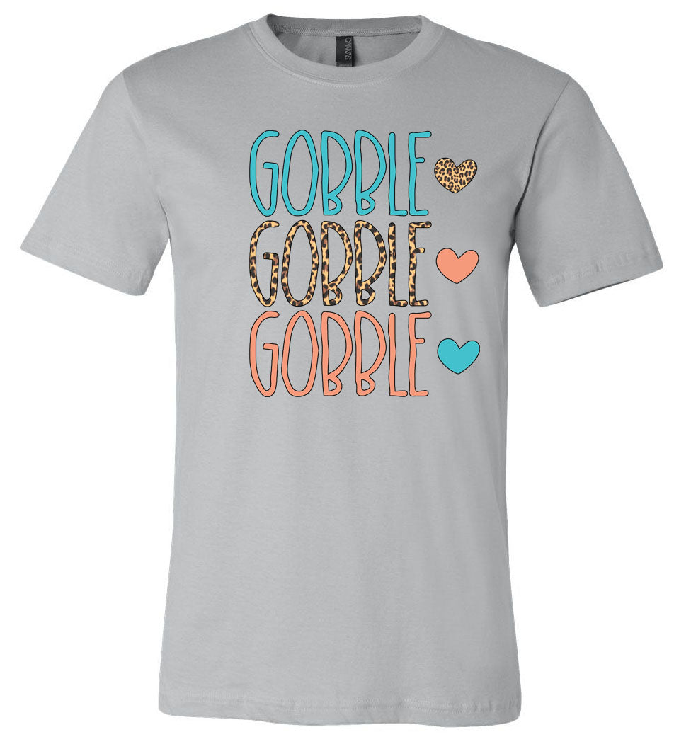 Gobble Gobble Gobble - Storm Short/Long Sleeve Tee - Southern Grace Creations