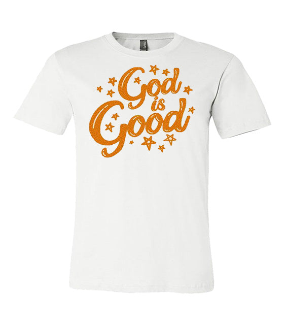 God is Good - White Tee - Southern Grace Creations