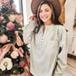 Going Places Corduroy Top-Sage - Southern Grace Creations