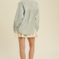 Going Places Corduroy Top-Sage - Southern Grace Creations