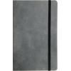 Grey Faux Leather Notebook-Large - Southern Grace Creations
