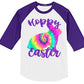 HOPPY EASTER WITH TIE DYE BUNNY SHIRT - Southern Grace Creations