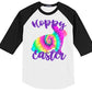 HOPPY EASTER WITH TIE DYE BUNNY SHIRT - Southern Grace Creations