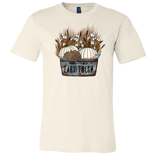 Hand-Picked Farm Fresh - Natural Tee - Southern Grace Creations