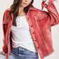 Here For You Shacket-Terracota - Southern Grace Creations