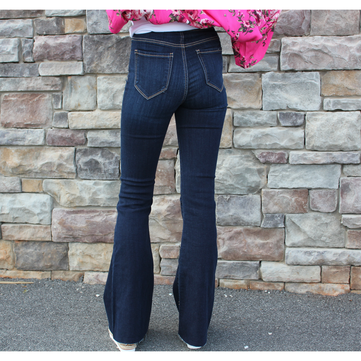 High Rise Super Flare Cello Jeans - Southern Grace Creations