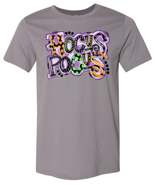 Hocus Pocus Words - Storm Short/Long Sleeve Tee - Southern Grace Creations