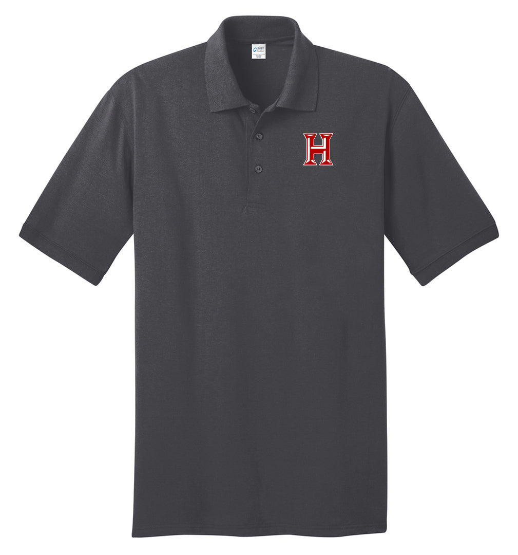 Howard - Adult Polo - Charcoal (kp55) - Southern Grace Creations