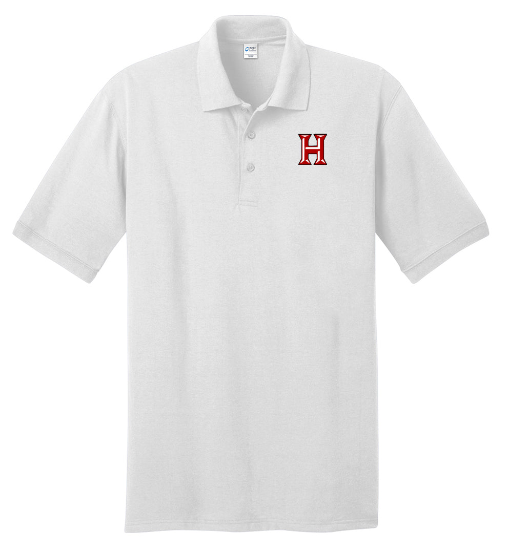Howard - Adult Polo - White (kp55) - Southern Grace Creations