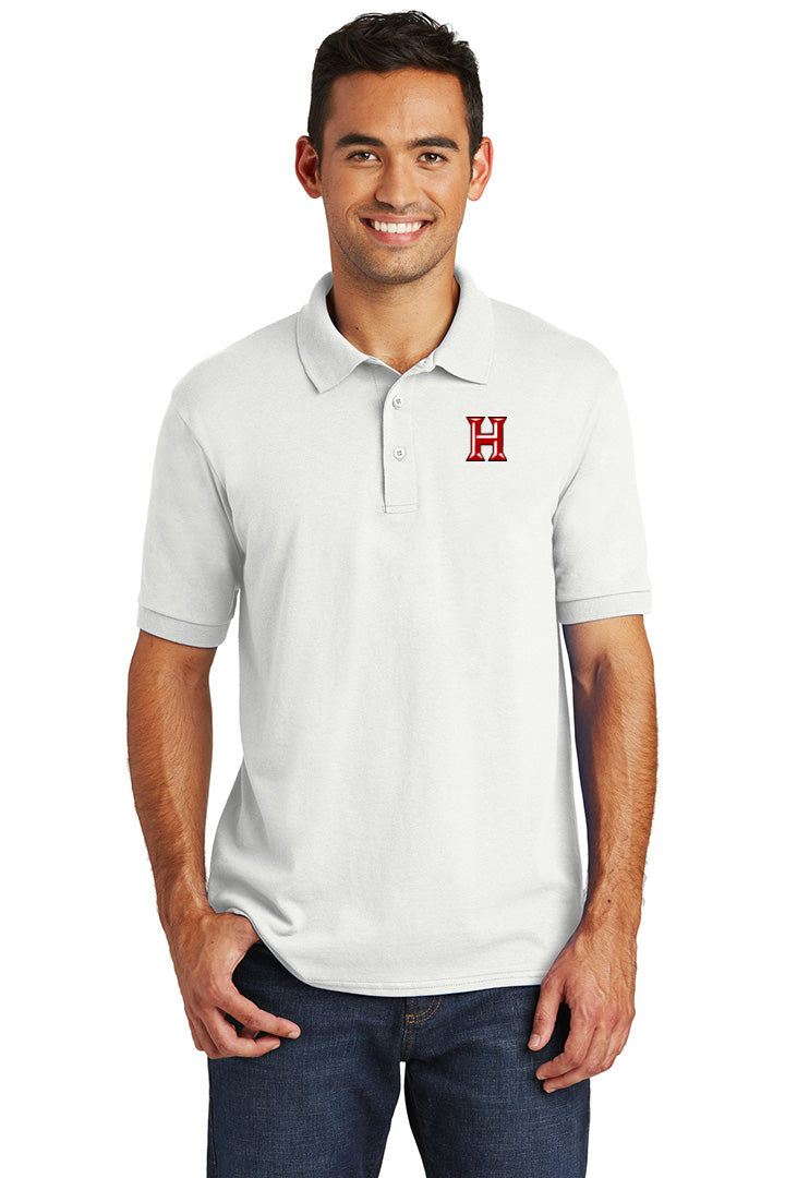 Howard - Adult Polo - White (kp55) - Southern Grace Creations