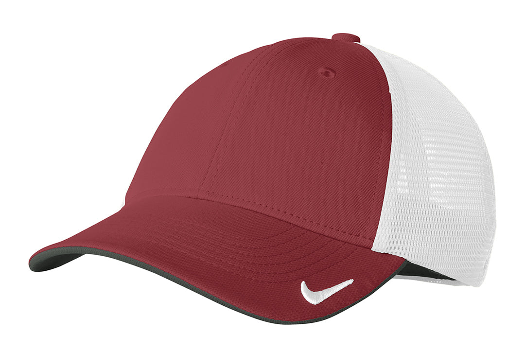 Howard - Nike Dri-FIT Mesh Back Cap (NKAO9293) - Team Red/White - Southern Grace Creations