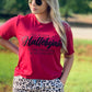 I'll Raise a Hallelujah Tee - Burgundy - Southern Grace Creations