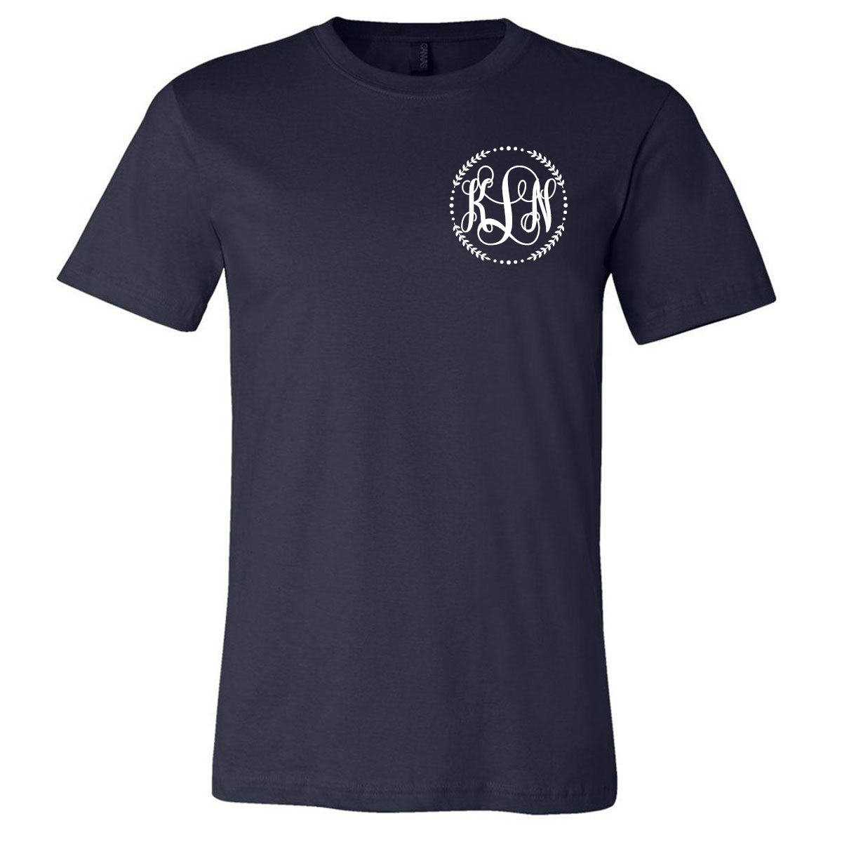 If the Dust Ain't Flyin' Monogrammed Tee - Navy Short Sleeves Tee - Southern Grace Creations