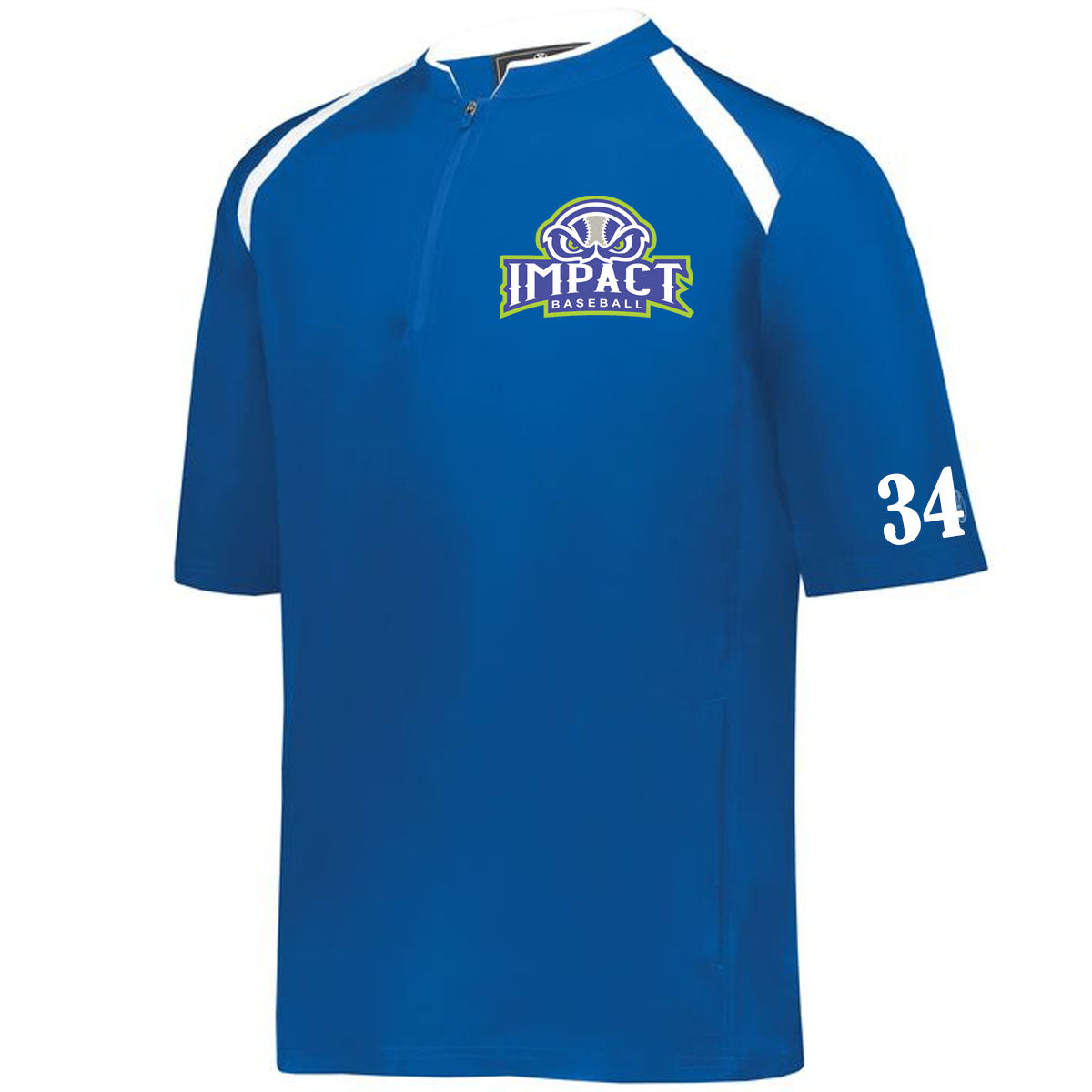 Impact - Clubhouse Pullover Cage Jacket - Royal/White (229581/229681) - Southern Grace Creations