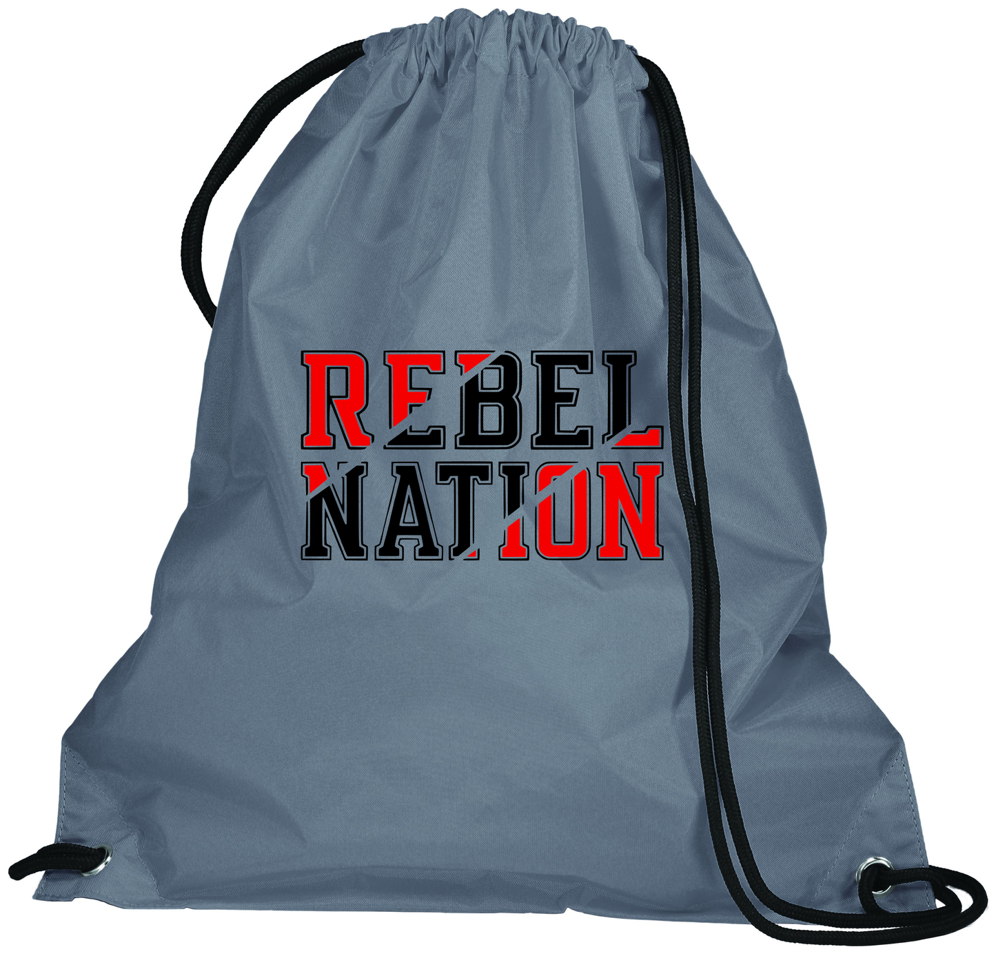 John Hancock - Rebel Nation Drawstring Bag - Graphite (1905) - Southern Grace Creations