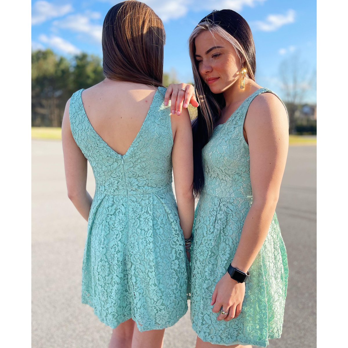 Lace Skater Dress - Southern Grace Creations