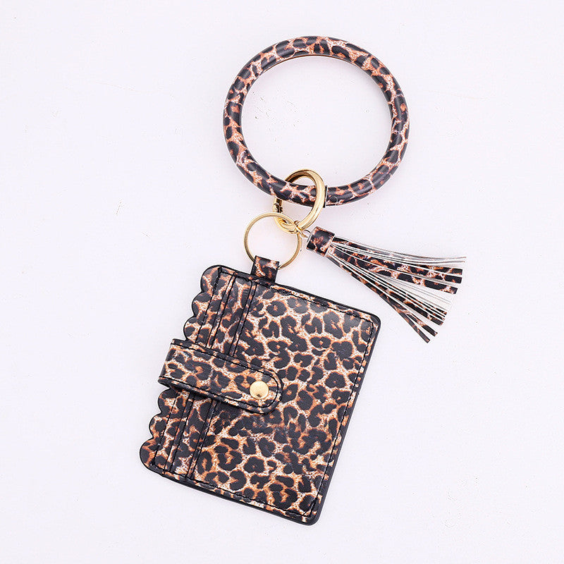 Leopard Keychain with Wallet - Southern Grace Creations