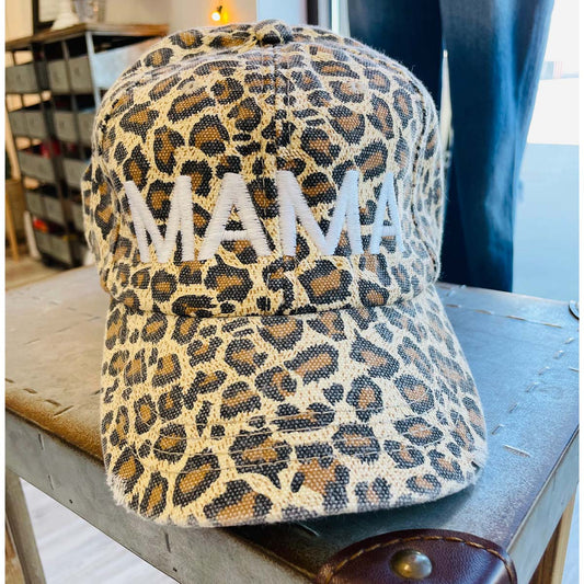 Leopard Mama Hat - Southern Grace Creations