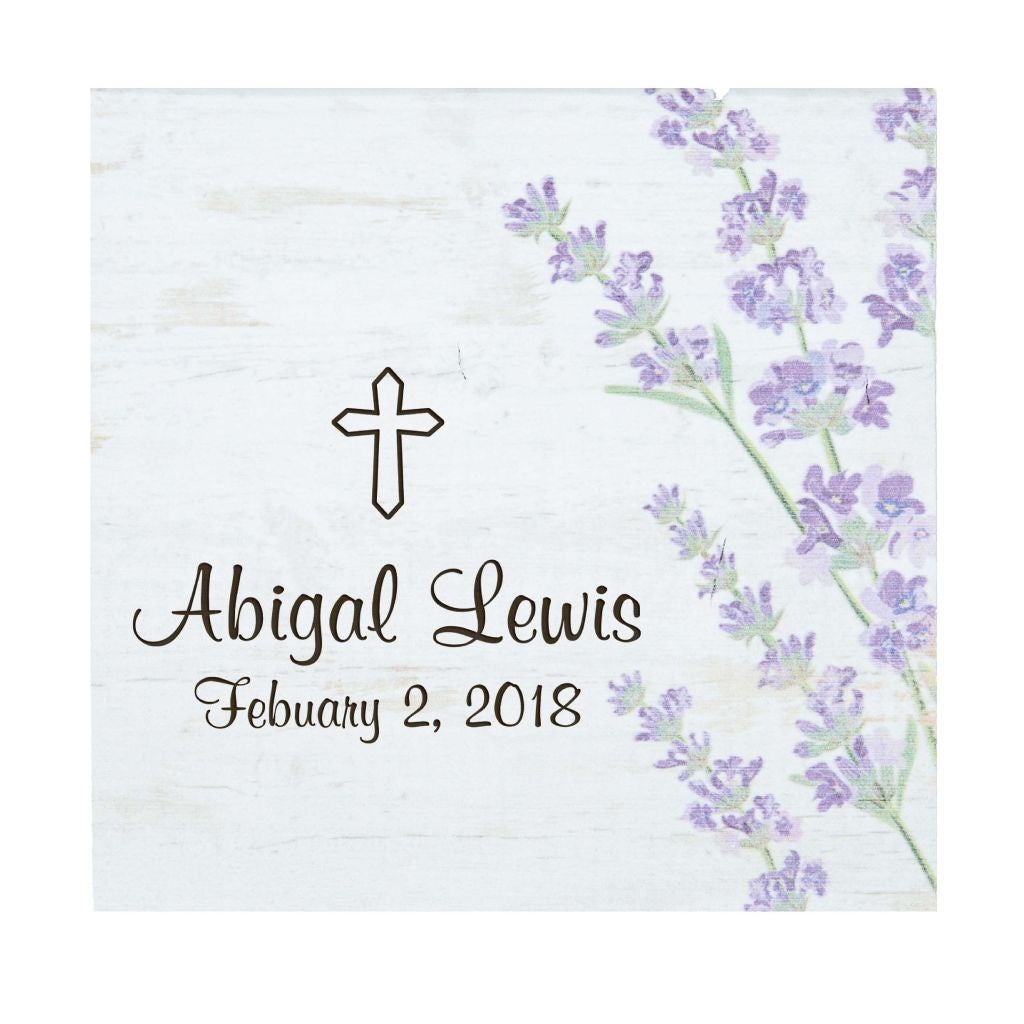 Lilac Floral Small Sign personalized - Southern Grace Creations