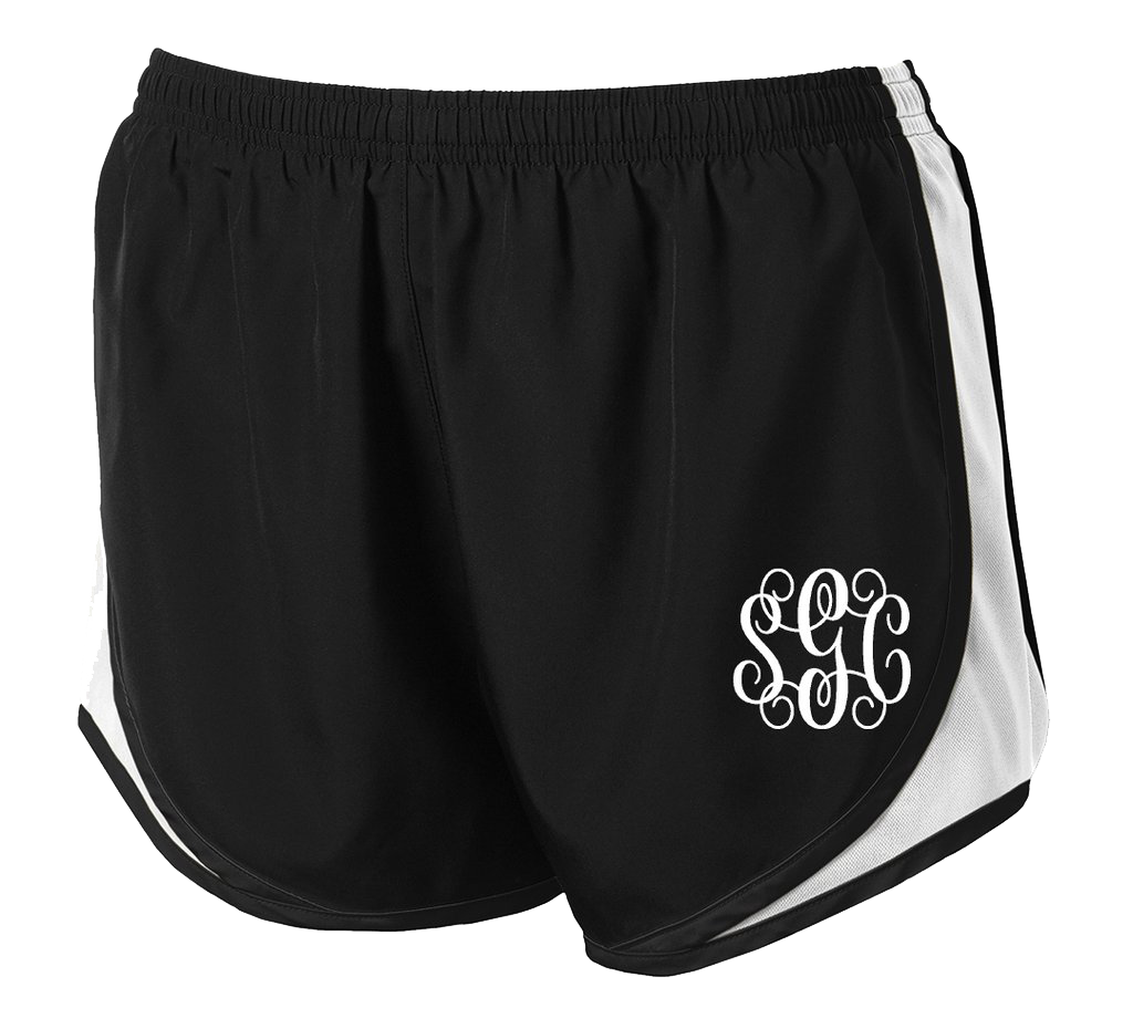 Loved Top with Athletic Shorts (White Tee/Black Shorts) - Southern Grace Creations