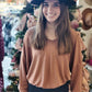 Loving Life Bodysuit-Brown - Southern Grace Creations