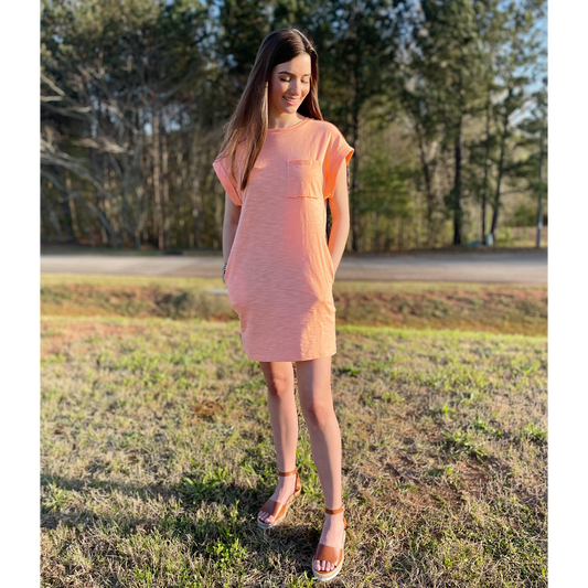 Mango T-Shirt Dress - Southern Grace Creations