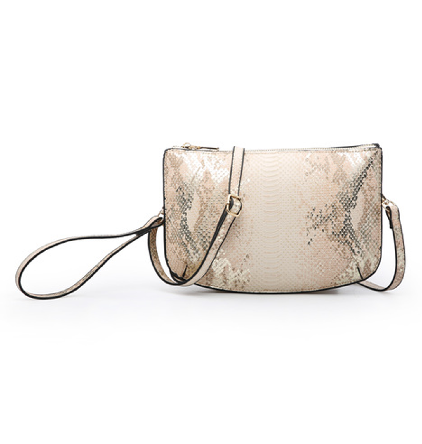 Mila Crossbody/Clutch with Dual Compartment - Light Peach - Southern Grace Creations