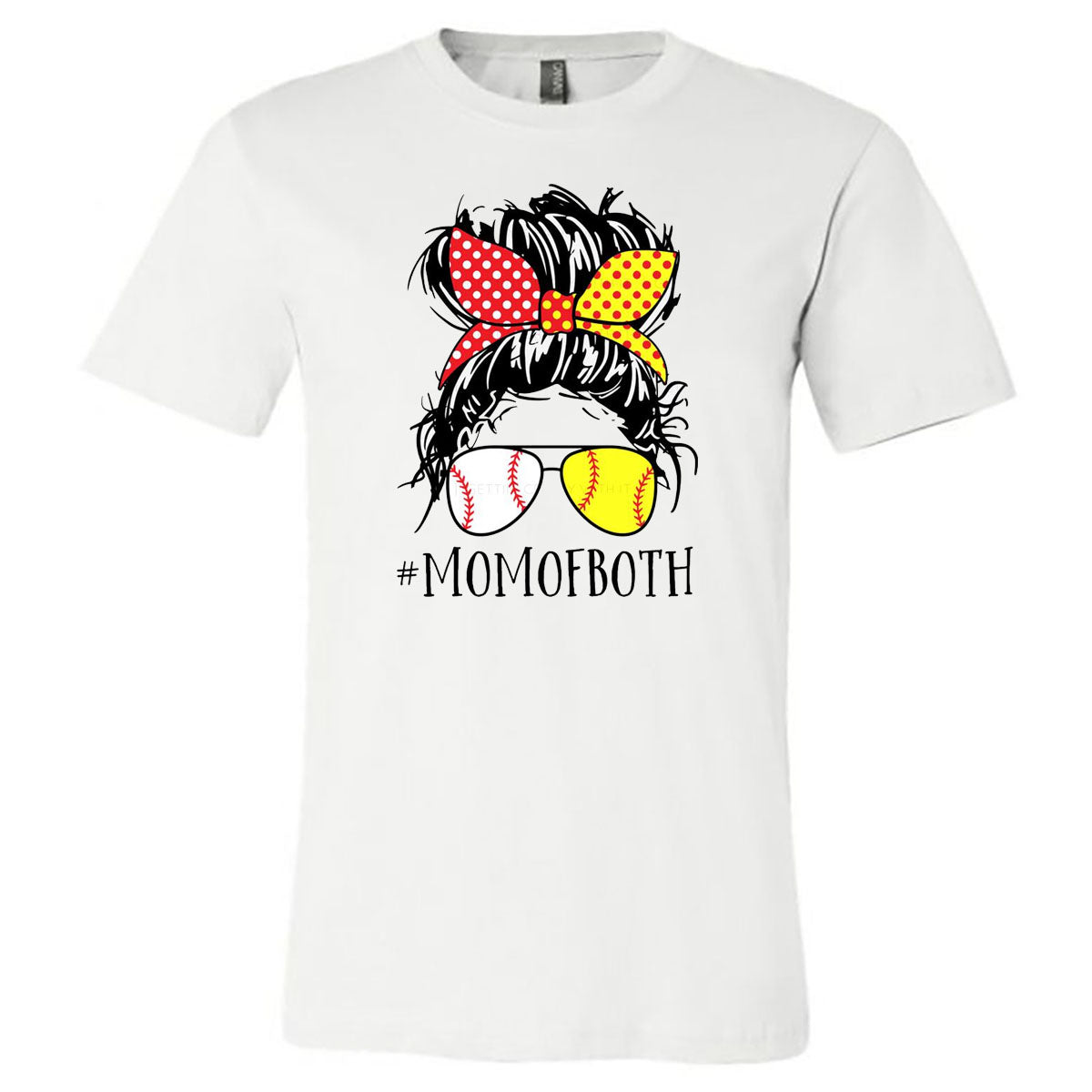 #MomOfBoth - White Tee (Tee/Hoodie/Sweatshirt) - Southern Grace Creations