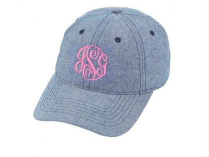 Monogrammed Hat - Southern Grace Creations