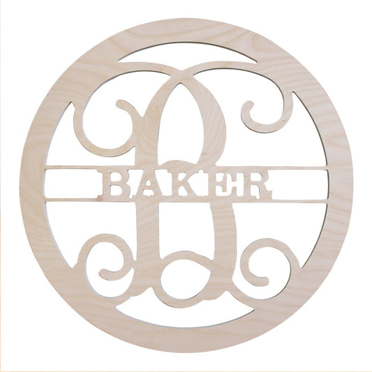 Name Design Wood Monogram - Southern Grace Creations